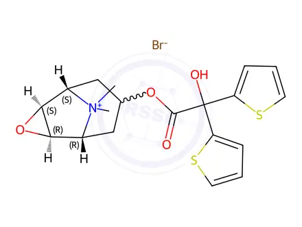 Chemical structure of Tiotropium Bromide Impurity 6