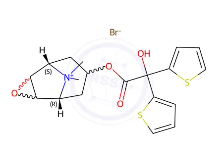 Chemical structure of Tiotropium EP Impurity I