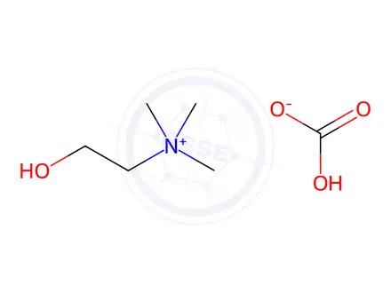 Chemical structure of Choline Bicarbonate