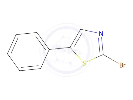 Chemical structure of 2-bromo-5-phenylthiazole
