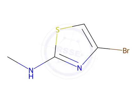 Chemical structure of 4-Bromo-N-methylthiazol-2-amine