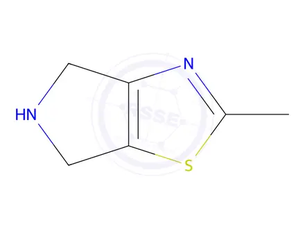 Chemical structure of 2-methyl-5,6-dihydro-4H-pyrrolo[3,4-d]thiazole