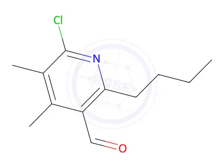 Chemical structure of 2-Butyl-6-chloro-4,5-diMethylnicotinaldehyde