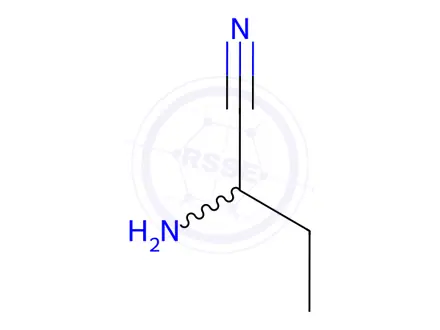 Chemical structure of 2-Aminobutanenitrile