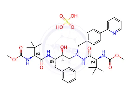 Chemical structure of Atazanavir(Sulfate)