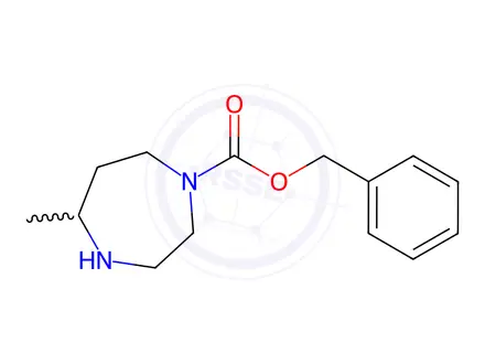 Chemical structure of Benzyl 5-methyl-1,4-diazepane-1-carboxylate