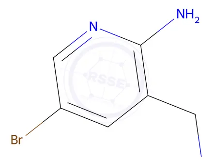 Chemical structure of 3-(aminomethyl)-5-bromopyridin-2-amine