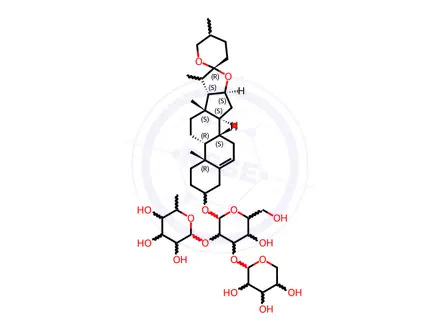 Chemical structure of Liriope muscari baily saponins C