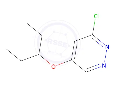 Chemical structure of 3-Chloro-5-(pentan-3-yloxy)pyridazine
