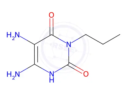 Chemical structure of 5,6-Diamino-3-propylpyrimidine-2,4(1H,3H)-dione