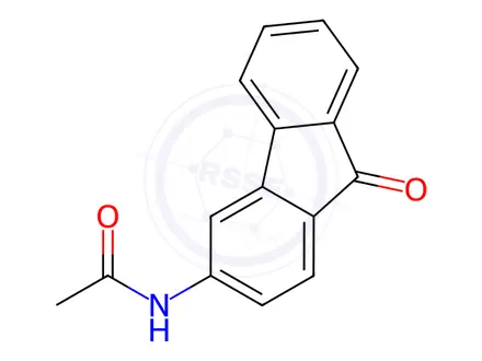 Chemical structure of N-(9-Oxo-9H-fluoren-3-yl)acetamide