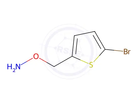 Chemical structure of O-((5-bromothiophen-2-yl)methyl)hydroxylamine