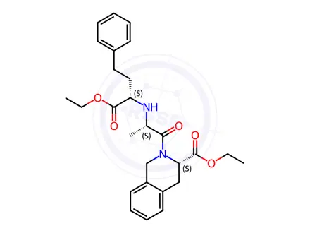 Chemical structure of Quinapril Ethyl Ester
