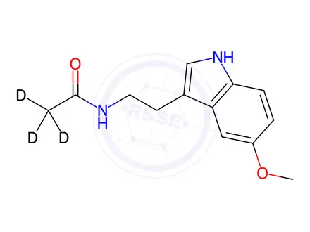 Chemical structure of N-Acetyl-d3-5-methoxytryptamine