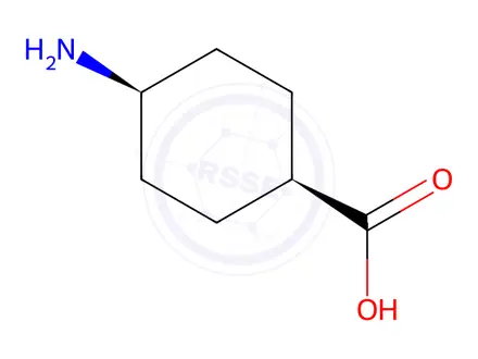 Chemical structure of cis-4-Aminocyclohexanecarboxylic acid