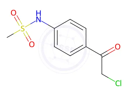Chemical structure of N-[4-(2-Chloroacetyl)phenyl]methanesulfonamide