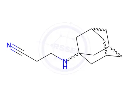 Chemical structure of 3-(ADAMANTAN-1-YLAMINO)-PROPIONITRILE