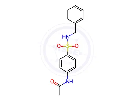 Chemical structure of N-[4-(Benzylsulfamoyl)phenyl]acetamide