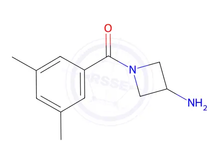 Chemical structure of 1-(3,5-dimethylbenzoyl)azetidin-3-amine