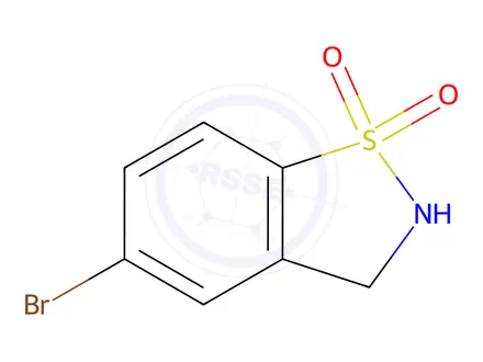Chemical structure of 5-Bromo-2,3-Dihydro-Benzo[D]Isothiazole 1,1-Dioxide