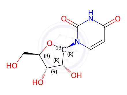 Chemical structure of Cytarabine Impurity 16-13C (Cytarabine EP Impurity B-13C)