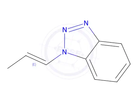 Chemical structure of (E)-1-(Prop-1-en-1-yl)-1H-benzo[d][1,2,3]triazole