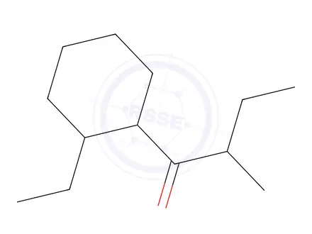 Chemical structure of 1-(2-ethylcyclohexyl)-2-methylbutan-1-one