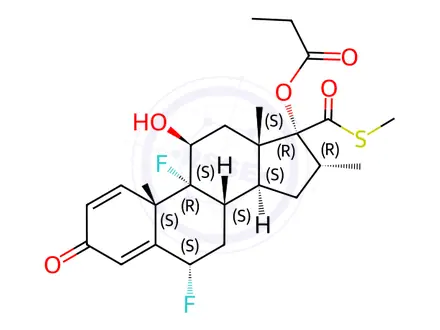 Chemical structure of Fluticasone Propionate Impurity D
