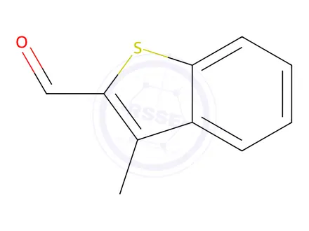 Chemical structure of 3-Methylbenzothiophene-2-carboxaldehyde