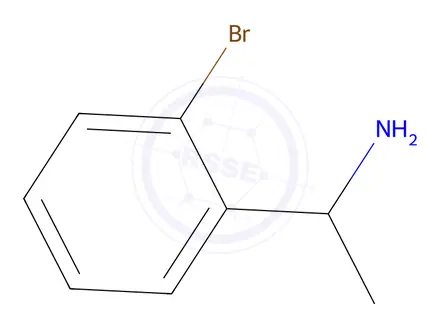 Chemical structure of 1-(2-Bromophenyl)ethylamine