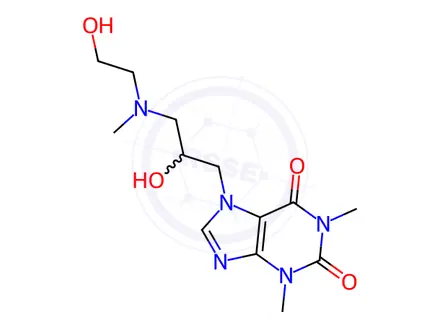 Chemical structure of Xantifibrate