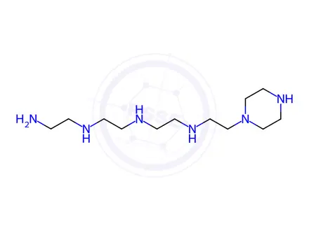 Chemical structure of 1-[2-[[2-[[2-[(2-aminoethyl) amino]ethyl]amino] ethyl] amino]ethyl]-Piperazine