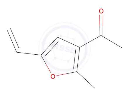 Chemical structure of 1-(2-Methyl-5-vinylfuran-3-yl)ethanone