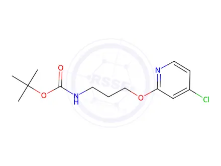 Chemical structure of tert-Butyl (3-((4-chloropyridin-2-yl)oxy)propyl)carbamate