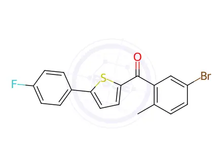 Chemical structure of Canagliflozin Impurity 192