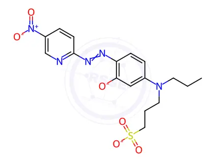 Chemical structure of NITRO-PAPS DISODIUM SALT