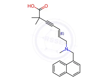 Chemical structure of Carboxy Terbinafine
