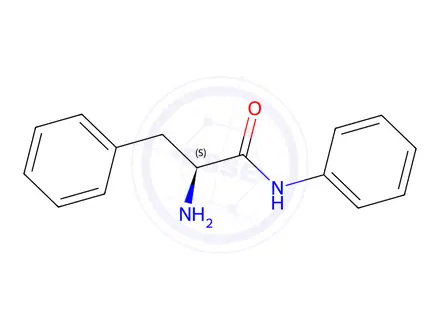 Chemical structure of phenylalanine anilide