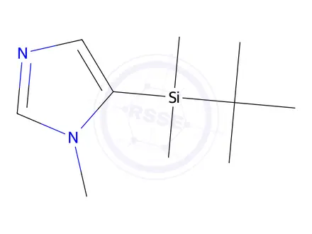 Chemical structure of 5-(TERT-BUTYLDIMETHYLSILYL)-1-METHYL-1H&