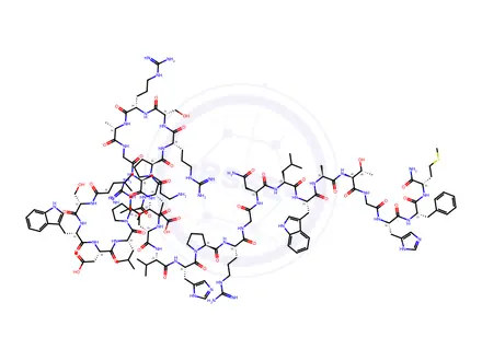 Chemical structure of Neuromedin (B-30)