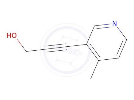 Chemical structure of 3-(4-methylpyridin-3-yl)prop-2-yn-1-ol