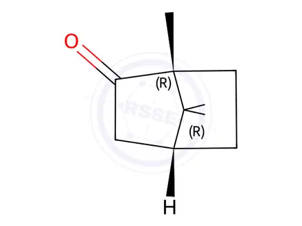 Chemical structure of D-Camphor