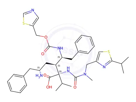 Chemical structure of Ritonavir impurity 48