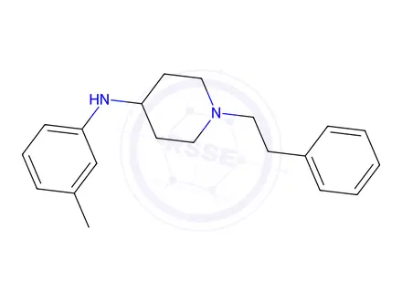 Chemical structure of 1-Phenethyl-N-(m-tolyl)piperidin-4-amine