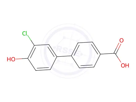 Chemical structure of 3'-Chloro-4'-hydroxy-[1,1'-biphenyl]-4-carboxylic acid