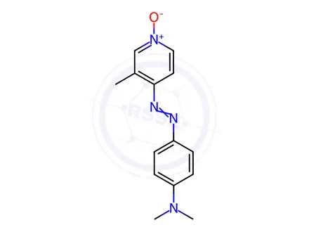 Chemical structure of 4-[[p-(Dimethylamino)phenyl]azo]-3-methylpyridine 1-oxide