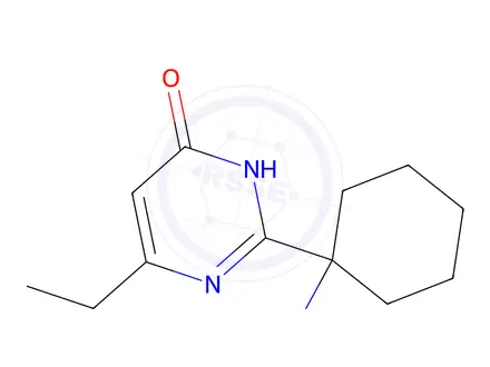 Chemical structure of 2-(1-Aminocyclohexyl)-6-ethylpyrimidin-4(3H)-one