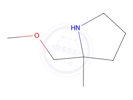 Chemical structure of 2-(Methoxymethyl)-2-methylpyrrolidine