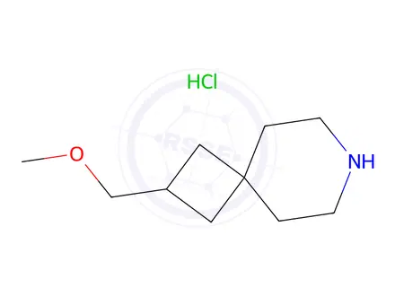 Chemical structure of 2-(Methoxymethyl)-7-azaspiro[3.5]Nonane hydrochloride
