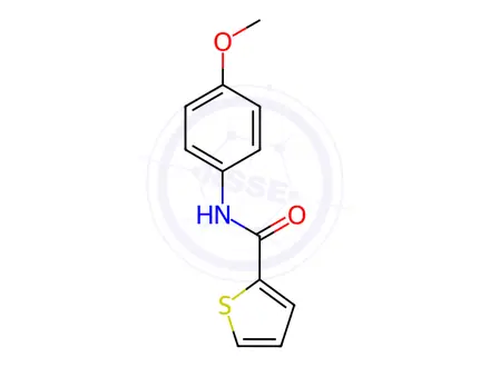Chemical structure of N-(4-Methoxyphenyl)thiophene-2-carboxamide
